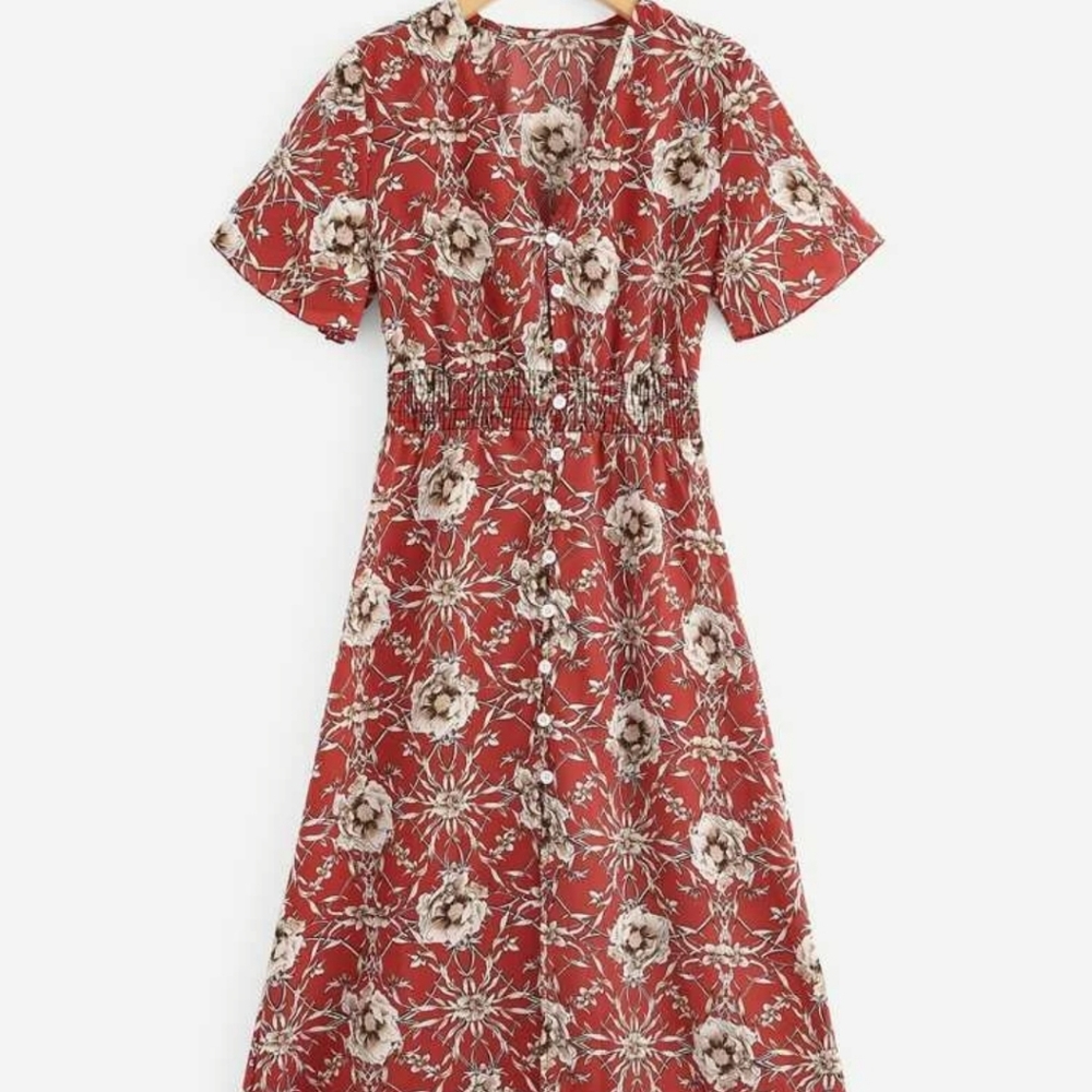 Floral maxi dress